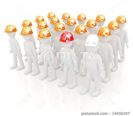 3d mans in a hard hat 3d mans in a hard hat 14936207