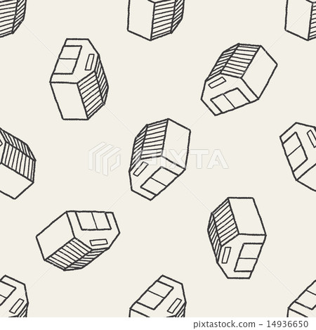 doodle house seamless pattern background doodle house seamless pattern background 14936650
