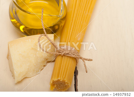 Italian pasta basic food ingredients 14937932