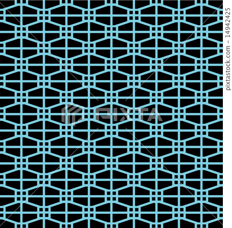 Shi Ji Pattern Pattern Black Blue 14942425