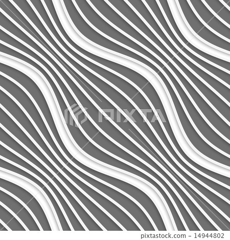 3D diagonal striped waves 14944802