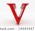 Letter v 14945447