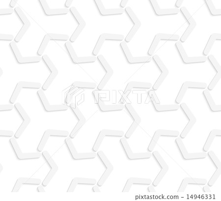 3D white abstract tetrapod grid 14946331