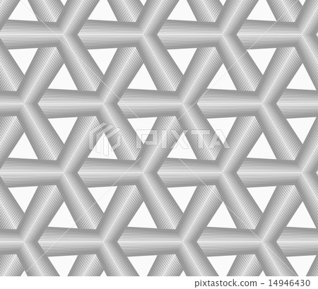 Monochrome gray striped tetrapods 14946430
