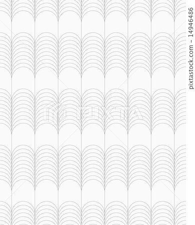 Slim gray circles forming ridges - Stock Illustration [14946486] - PIXTA