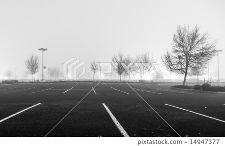 Empty parking lot at night Empty parking lot at night 14947377