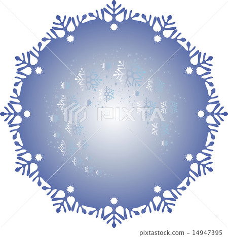 Frosty ball covered with a pattern of frost in... - Stock Illustration ...