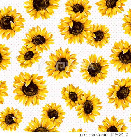 Sunflower pattern 14948432