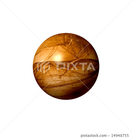 Brown Abstract Globe Brown Abstract Globe 14948755