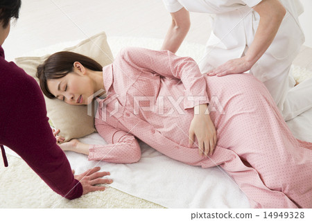 孕婦，護士和母親 14949328