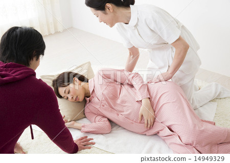 孕婦，護士和母親 14949329