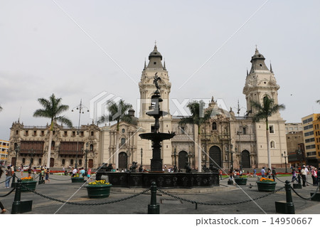 World Heritage Site Cathedral 1 in Plaza Mayor in Lima, Peru's capital 14950667