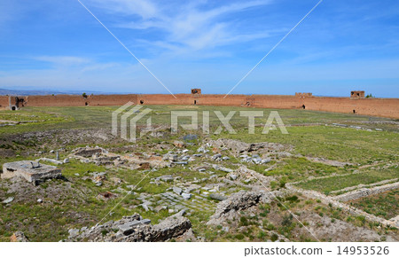 Courtyard of the Hohenstaufen castle in Lucera 14953526