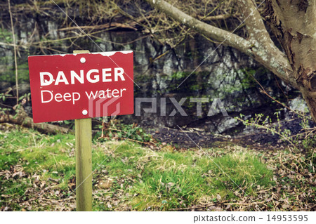 Danger deep water Danger deep water 14953595