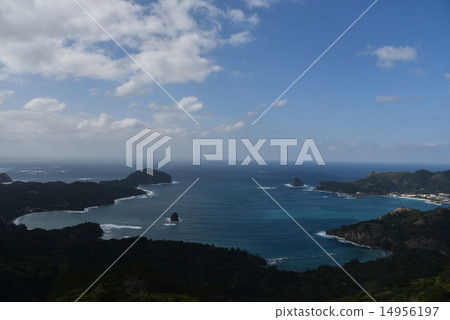 Fumima Bay to see from the summit 14956197