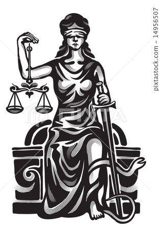 Femida vector illustration. 14956507