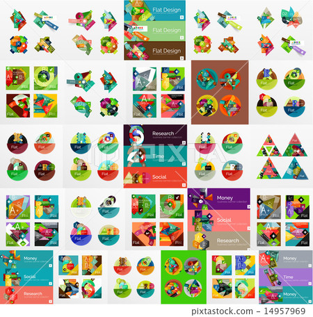 Mega set of infographic layouts, labels, web boxes Mega set of infographic layouts, labels, web boxes 14957969