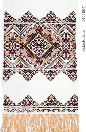 embroidered good by cross-stitch pattern 14958044