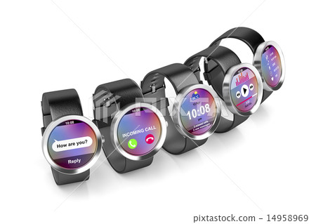 Group of smartwatches 14958969