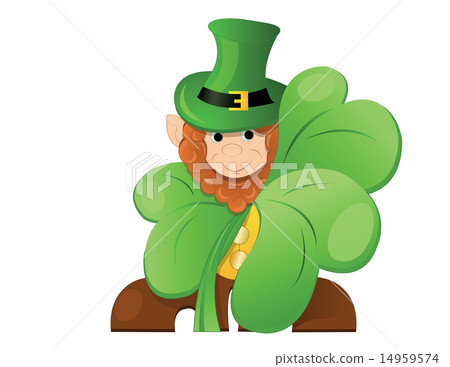 leprechaun  or gnome  on patrick day 14959574