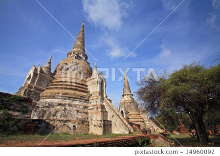 Ancient pagodas in Ayutthaya 14960092
