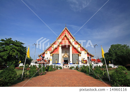 Wiharn Phra Mongkhon Bopit Temple in Ayutthaya Wiharn Phra Mongkhon Bopit Temple in Ayutthaya 14960116