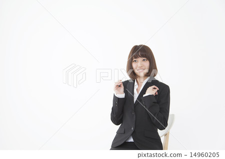 女商人形象談話在採訪 女商人形象談話在採訪 14960205