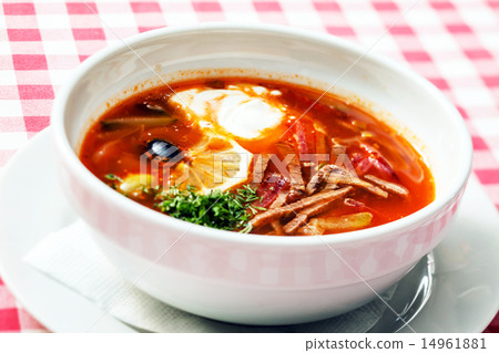 solyanka  with meat 14961881