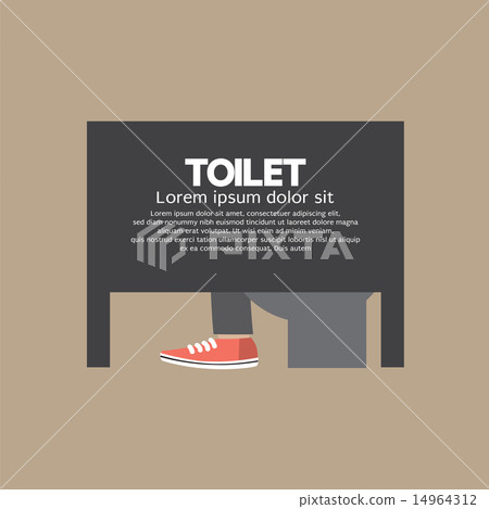 Man In A Toilet Room Man In A Toilet Room 14964312