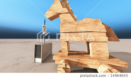 Trojan horse and computer 14964643