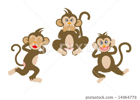 Three young monkeys I do not know Three young monkeys I do not know 14964778