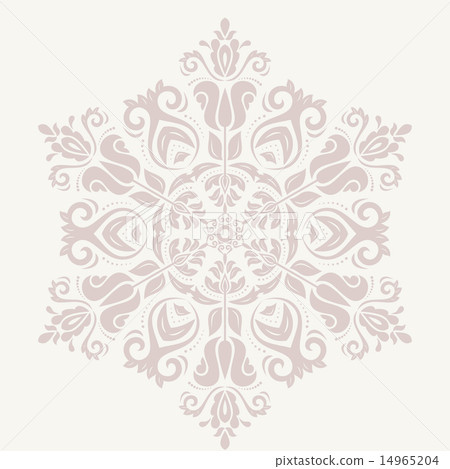 Damask Vector Pattern. Orient Background 14965204