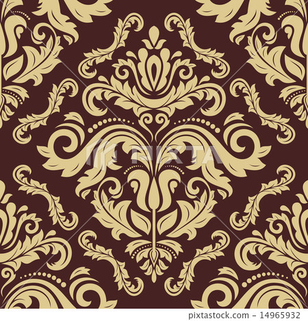 Damask Seamless Vector Pattern. Orient Background 14965932