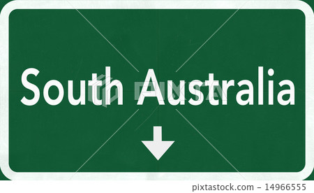 South Australia Highway Road Sign - Stock Illustration [14966555] - PIXTA