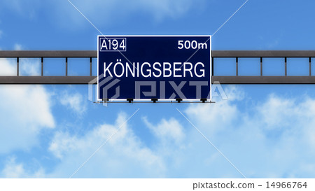 Konigsberg Former Prussia Highway Road Sign Konigsberg Former Prussia Highway Road Sign 14966764