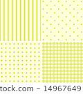Cute set of 4  background patterns 14967649