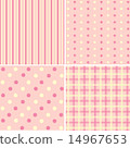 Set of 4  background patterns  pastel tones. 14967653