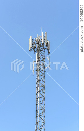 Antennas of cellular systems with blue sky Antennas of cellular systems with blue sky 14968263