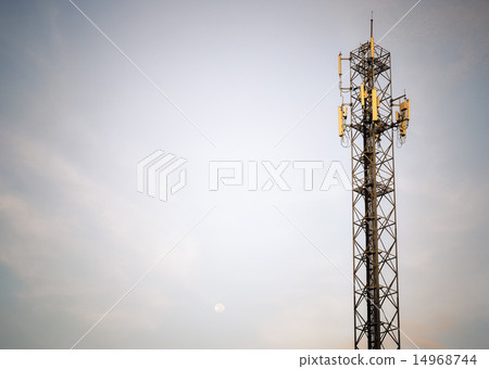 Communication tower or telecoms cell phone tower   14968744