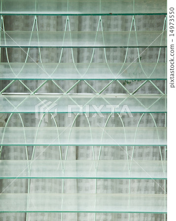 An opened glass shutter window 14973550