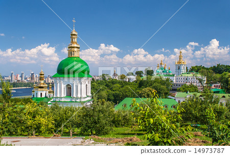 View of Kiev Pechersk Lavra 14973787