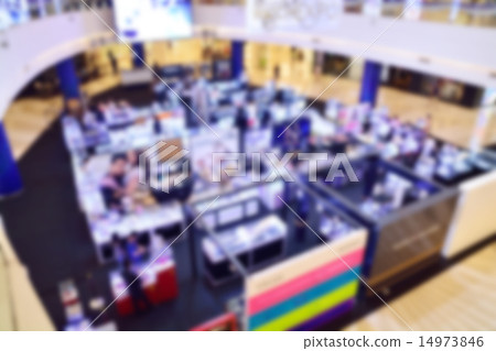 Defocus image of Promotion Booth  14973846