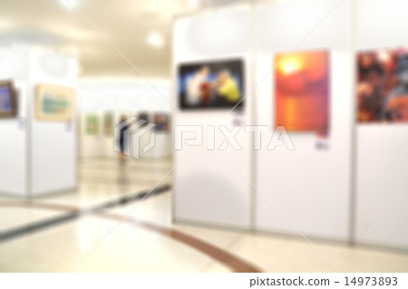 Blur of Defocus Background of Painting Gallery 14973893