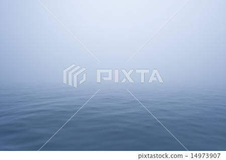 sea fog calm water sea fog calm water 14973907