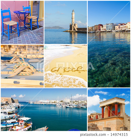 Crete collage, Greece Crete collage, Greece 14974315