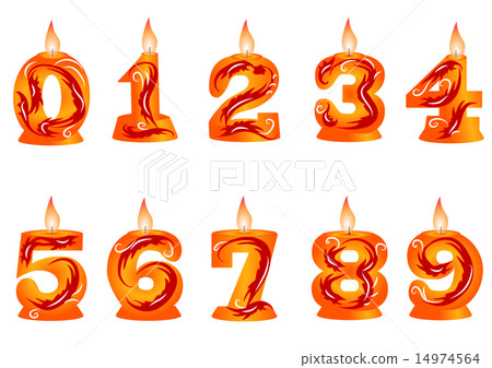 birthday candle as numbers birthday candle as numbers 14974564