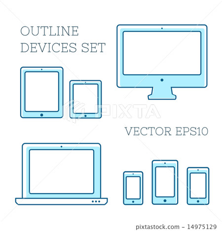 Device icons set Device icons set 14975129