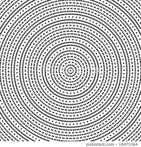 Geometric Modern Seamless Pattern with Circles - Stock Illustration ...
