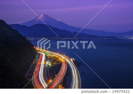 Fuji Satsuki Pass Evening scenery Fuji Satsuki Pass Evening scenery 14975422