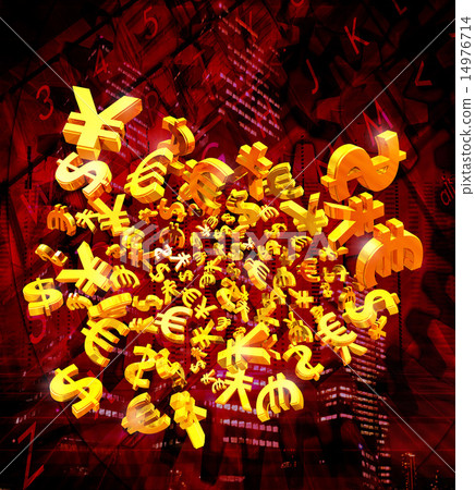 貨幣寬鬆的形象 貨幣寬鬆的形象 14976714